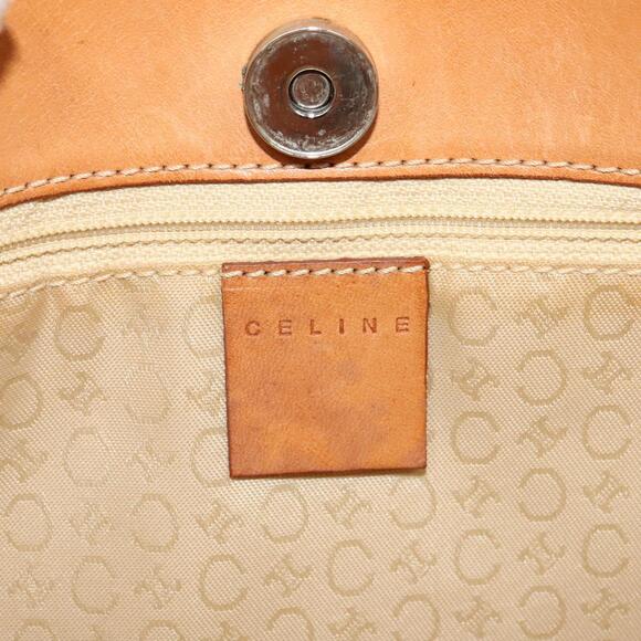 CELINE C Macadam Canvas Shoulder Bag Suede Gray - Picture 14 of 16